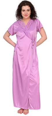 RaatiNightwear Women Nightdress(Green)