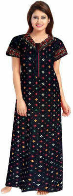 YUKATA Women Nighty(Blue)