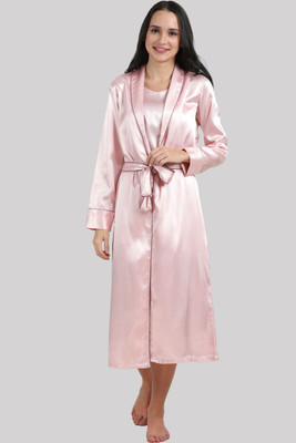 OTTAVIA Women Nighty(Pink)