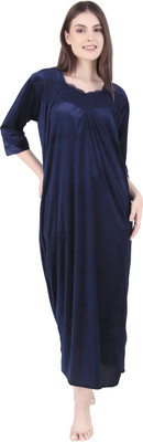 Bombshell Women Nighty(Dark Blue)