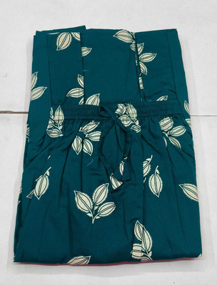 Dijeem Women Nighty(Dark Green)