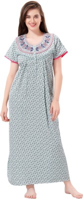 Lovira Women Nighty(Multicolor)