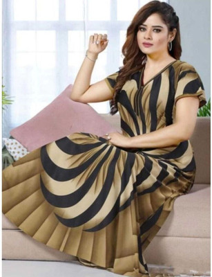 ANANT CREATION Women Nighty(Yellow)