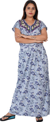 RILO Women Nighty(Grey)
