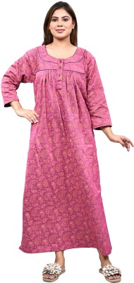 Kripto Katrox Women Nighty(Purple)