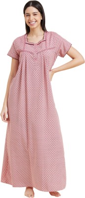 SWEET DREAMS Women Nighty(Pink)