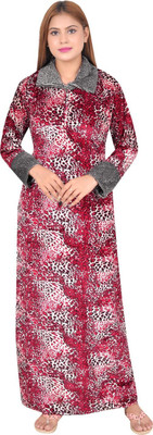 HouseOfCommon Women Nighty(Maroon)