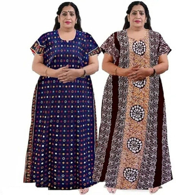 kavyansh Women Nightdress(Multicolor)