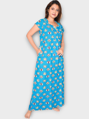 HOC Women Nighty(Blue)