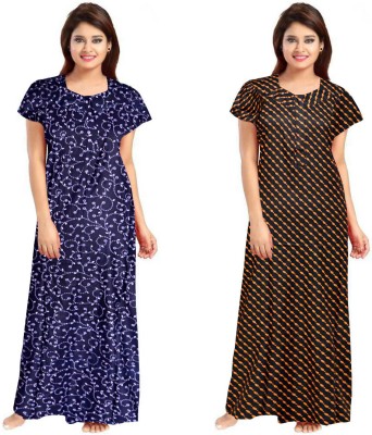 HANDICRAFT VASTRA Women Nighty(Multicolor)