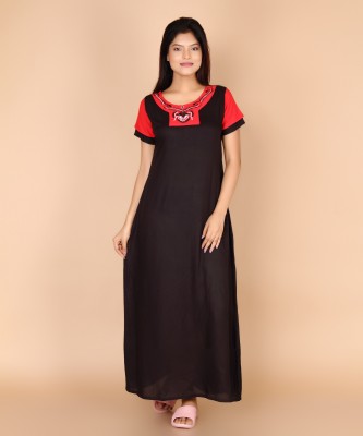 Chocolaty Women Nighty(Black)