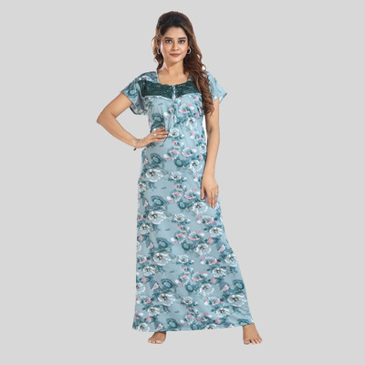 Gutthi Women Nighty(Multicolor)