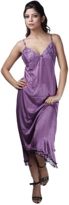 Boosah Women Nighty(Purple)