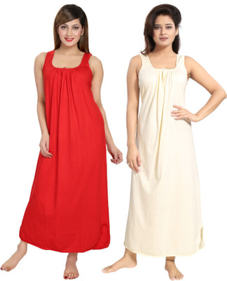 Mallinath Women Nighty(Multicolor)