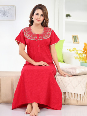 MARK & POLIS Women Nighty(Pink)