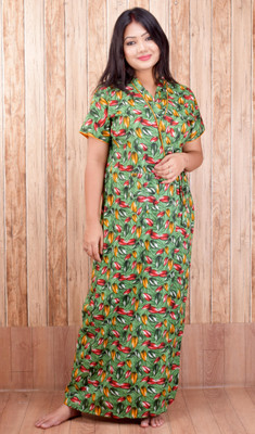 CLYMAA Women Robe(Green)