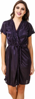 fasense Women Robe(Purple)