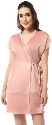 Amante Women Robe(Pink)