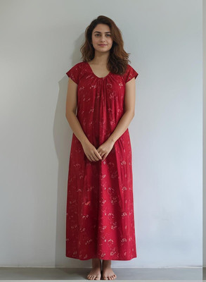 Swara Women Nighty(Red)