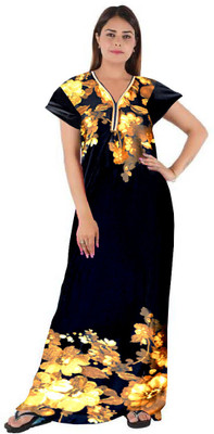 unlocked Women Nighty(Yellow)