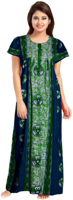 SHRIGANESH ENTERPRISES Women Nighty(Multicolor)