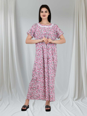 LDHSATI Women Nighty Set(Multicolor)