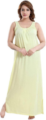 PHFS Women Nighty(Yellow)