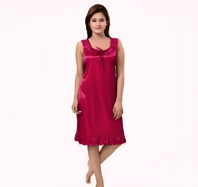 Shikwa Women Nighty Set(Blue)