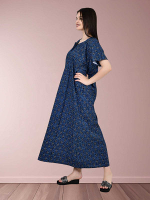 LDHSATI Women Nighty Set(Multicolor)