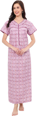 Ms.Lingies Women Maternity/Nursing Nighty(Pink)
