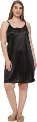 AR STYLES Women Nightshirts(Black)