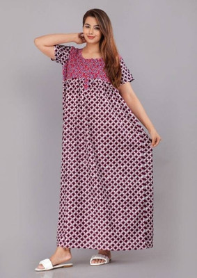 SHREE NAND CREATION Women Nighty(Multicolor)