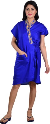 Piyali's Creation Women's Women Robe(Blue)