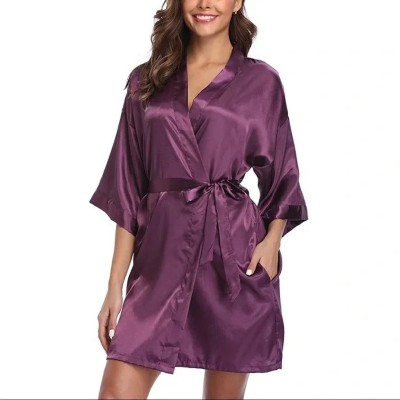 CELOSIA Women Robe(Purple)