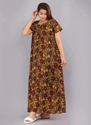 ANANT CREATION Women Nighty(Multicolor)