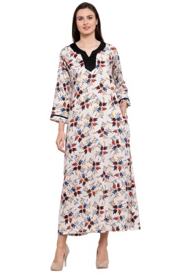 patrorna Women Nighty(Multicolor)