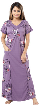 Babesa Women Nighty(Multicolor)