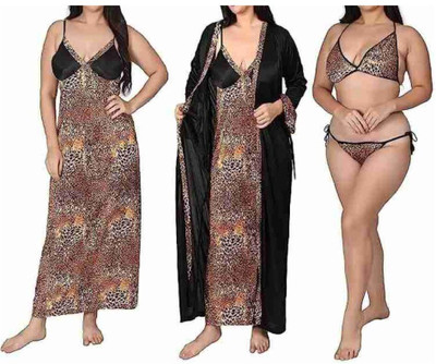 DIVYASTRI FASHION Women Maternity/Nursing Nighty(Maroon)