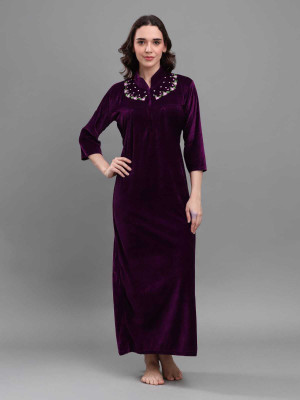 MDA Women Nighty(Purple)