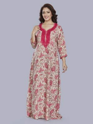 Sanaa Women Nighty(Pink)