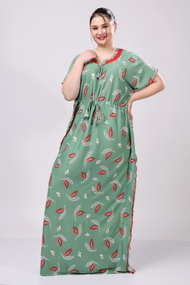 THUMKA Printed Lycra Blend Women Kaftan