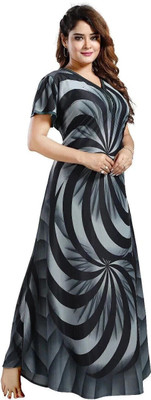 HouseOfCommon Women Nighty(Grey)