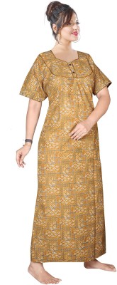 BAILEY SELLS Women Nighty(Yellow)