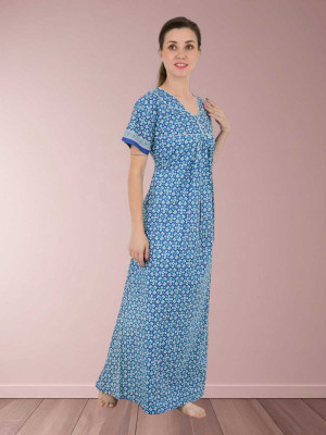 LDHSATI Women Nighty Set(Multicolor)