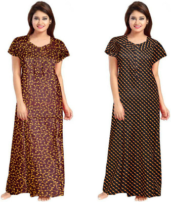 LA fashion Women Nighty Set(Multicolor)