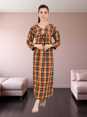 LDHSATI Women Nighty Set(Multicolor)