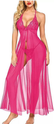 THUMKA Self Design Babydoll