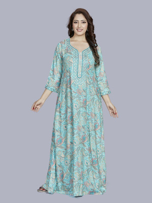 Sanaa Women Nighty(Light Blue)