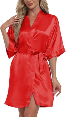 CELOSIA Women Robe(Red)