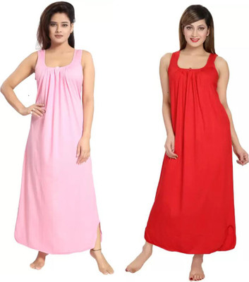 sujata fashion Women Nighty(Multicolor)